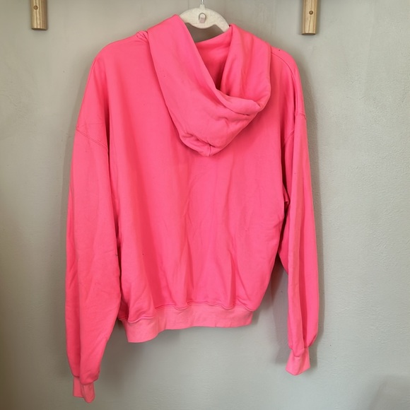 OTTOLINGER PINK COTTON HOODIE - Picture 3 of 5